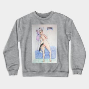 Sexy catgirl Crewneck Sweatshirt